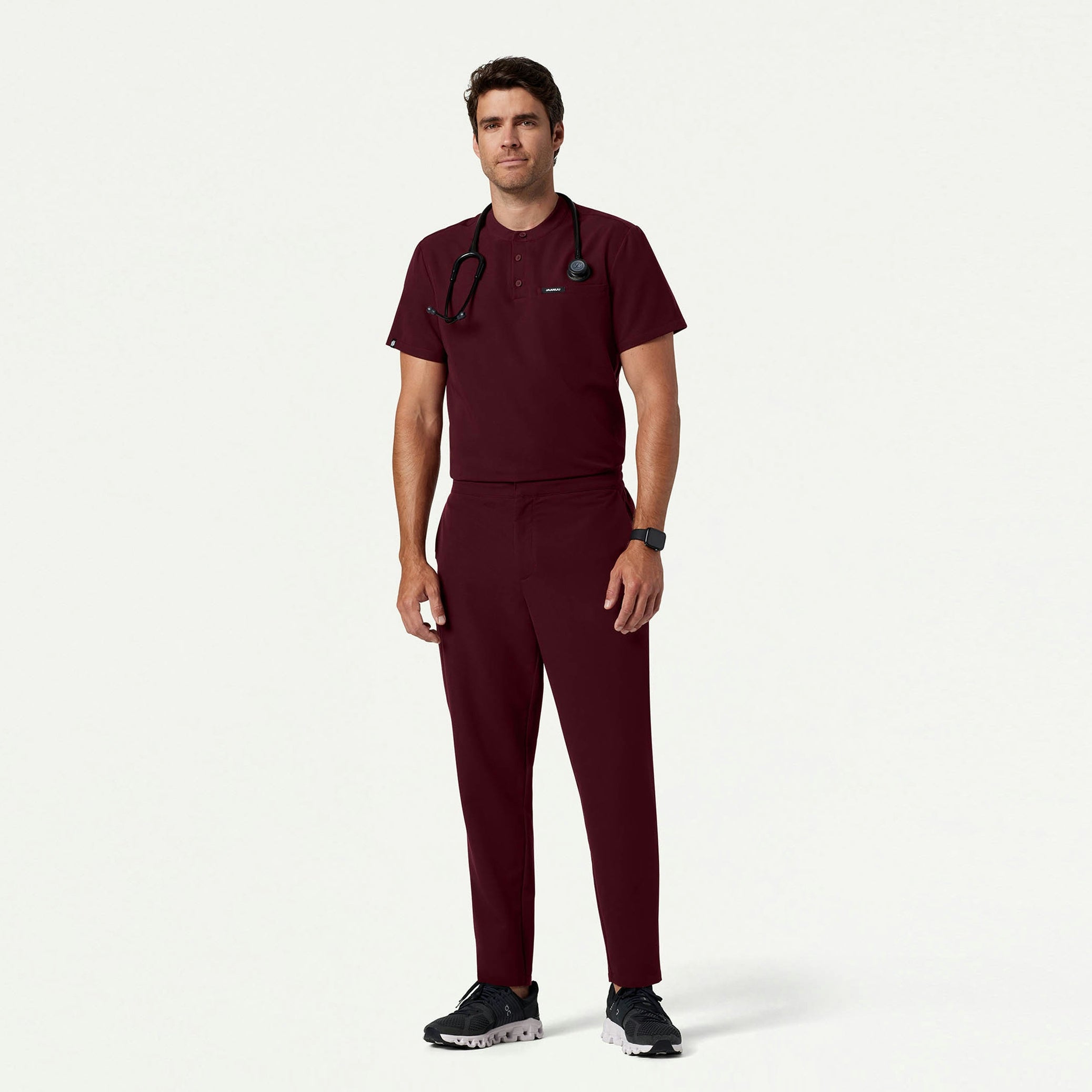 The Thom Essential Scrub Set - Burgundy
