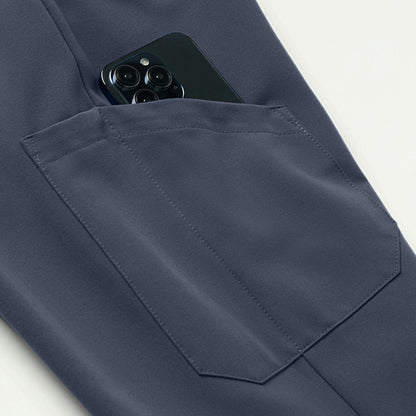 The Lawren Essential Scrub Set - Carbon Gray