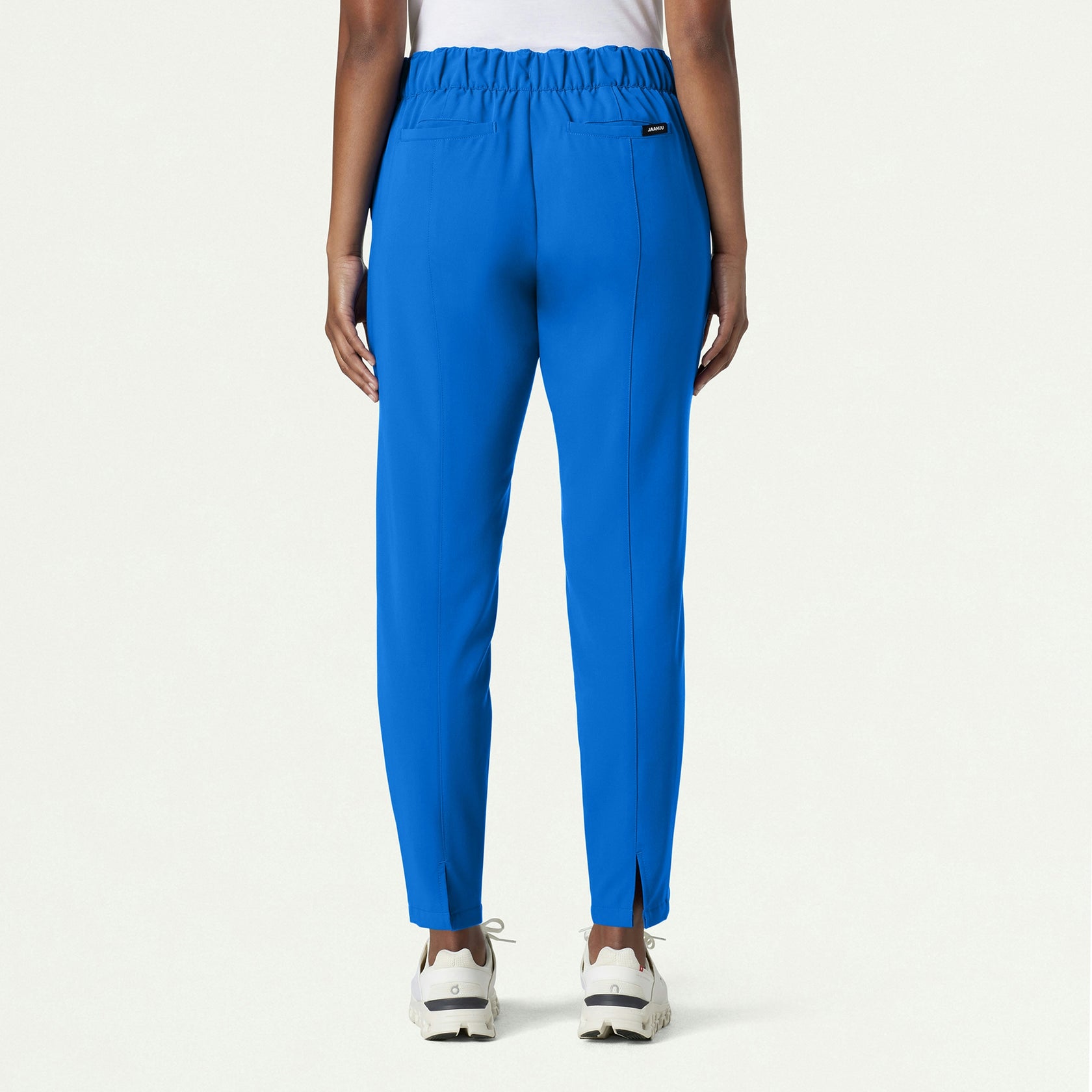 Lio Tapered 5-Pocket Scrub Pant - Royal Blue - WOMEN'S PANTS - Jaanuu
