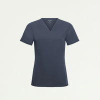 Carte Slim 2-Pocket Scrub Top - Carbon Gray