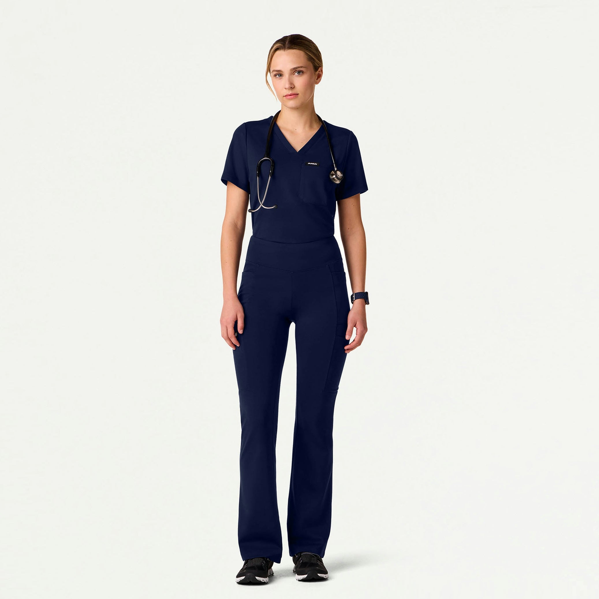 The Davy Essential Scrub Set - Midnight Navy