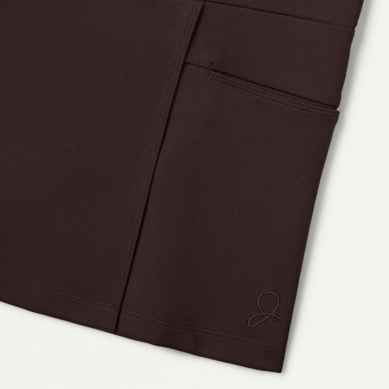 Isla Mock-Wrap ULTRAsoft Scrub Top - Espresso - WOMEN'S TOPS - Jaanuu