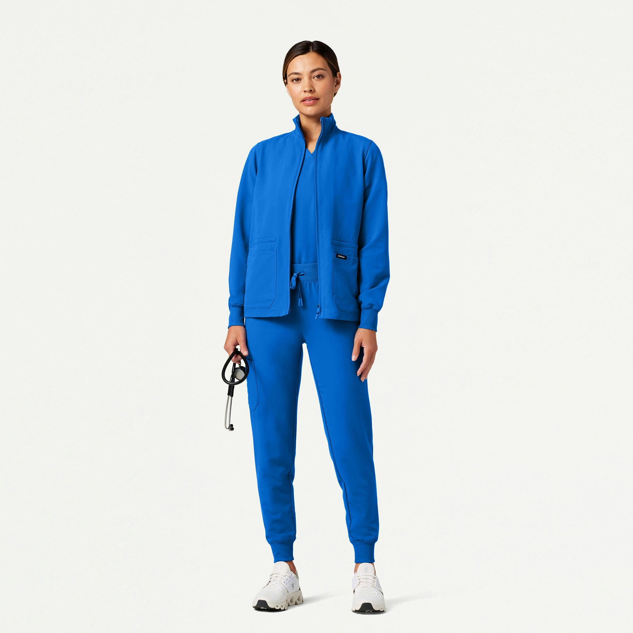 The Alex Jacket Scrub Set - Royal Blue