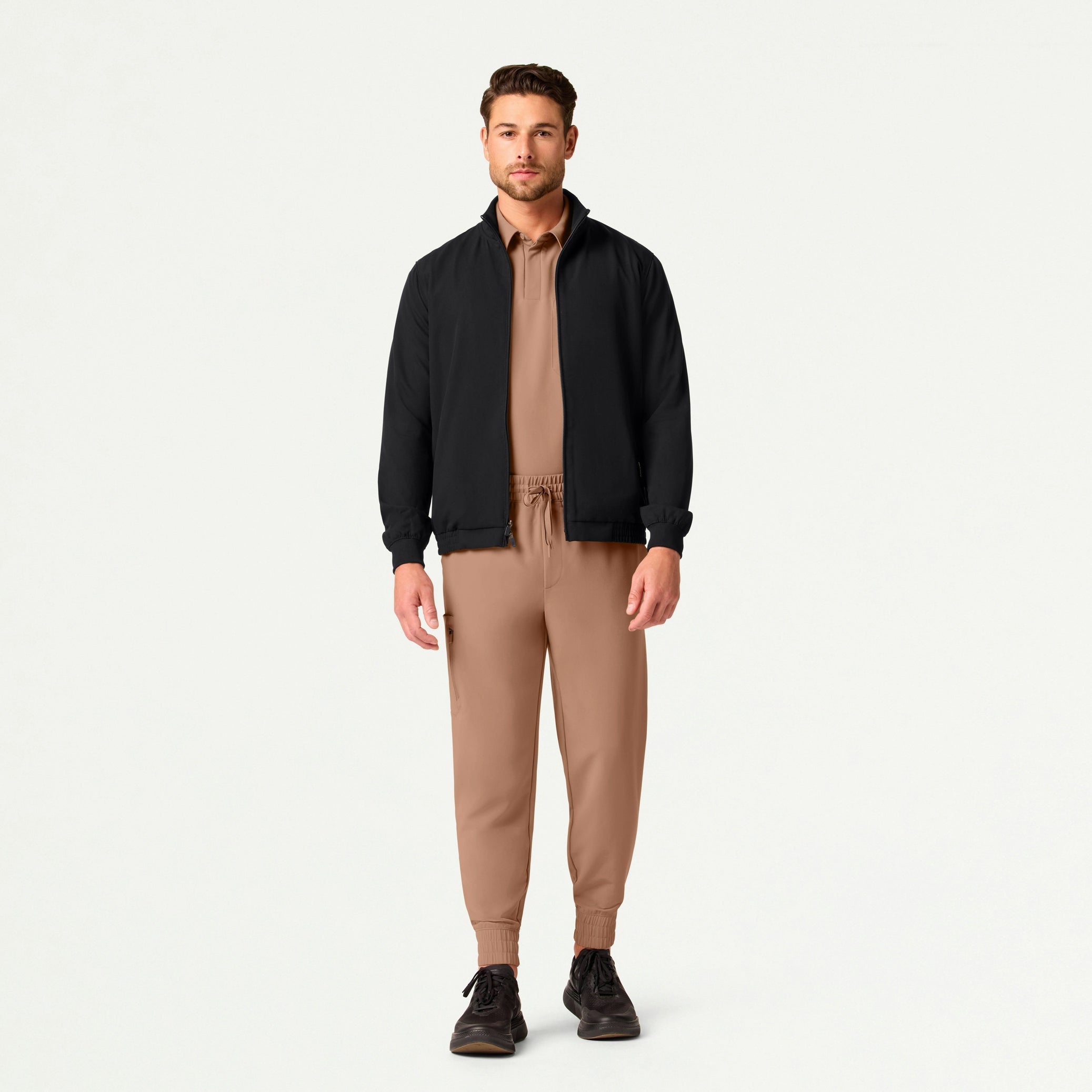 The Bentham Jacket Scrub Set - Clay