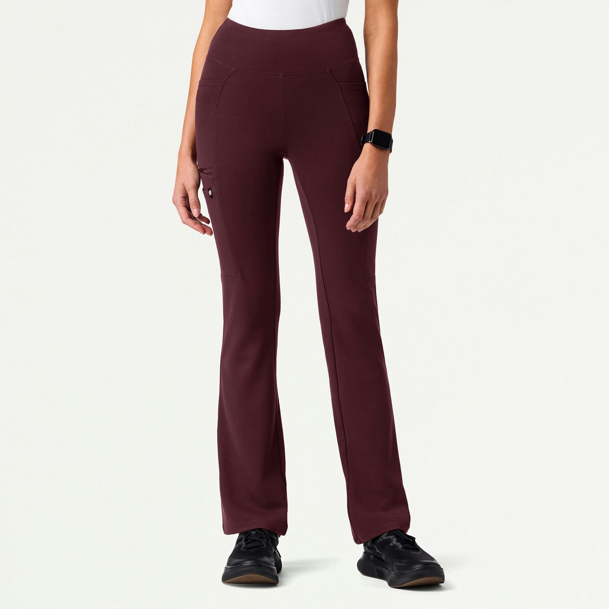 Perri ULTRAsoft Yoga Scrub Pant - Raisin - WOMEN'S PANTS - Jaanuu