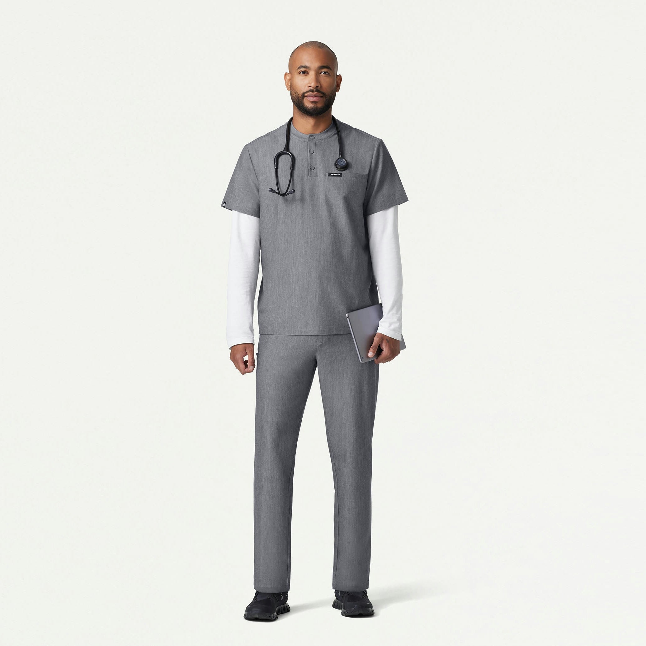 The Thom Underscrub Set - Heather Gray