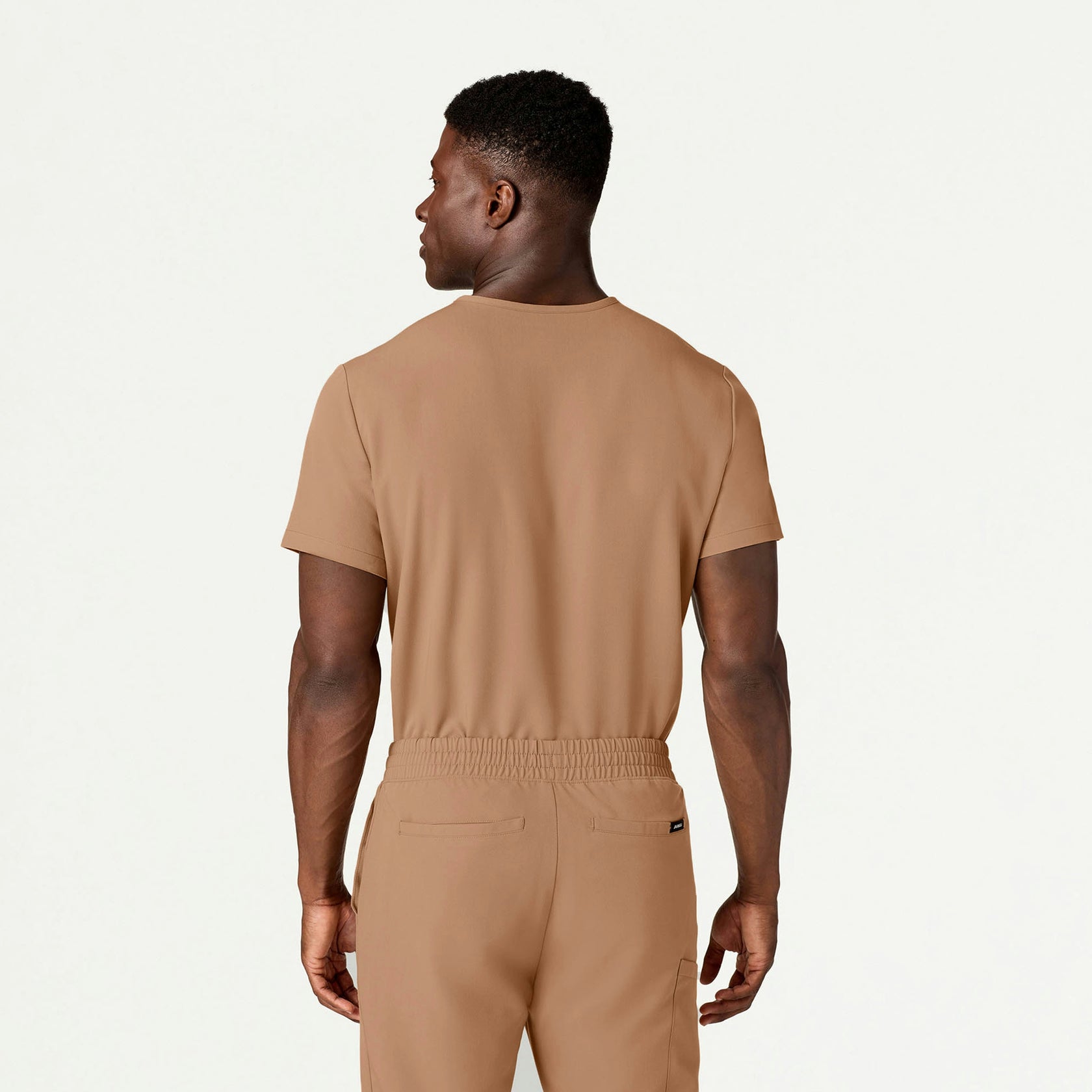 Holmes Everyday 1-Pocket Scrub Top - Trench - MEN'S TOPS - Jaanuu