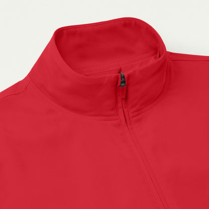 Wolfe Everyday 6-Pocket Scrub Jacket - Brilliant Red - MEN'S JACKETS - Jaanuu