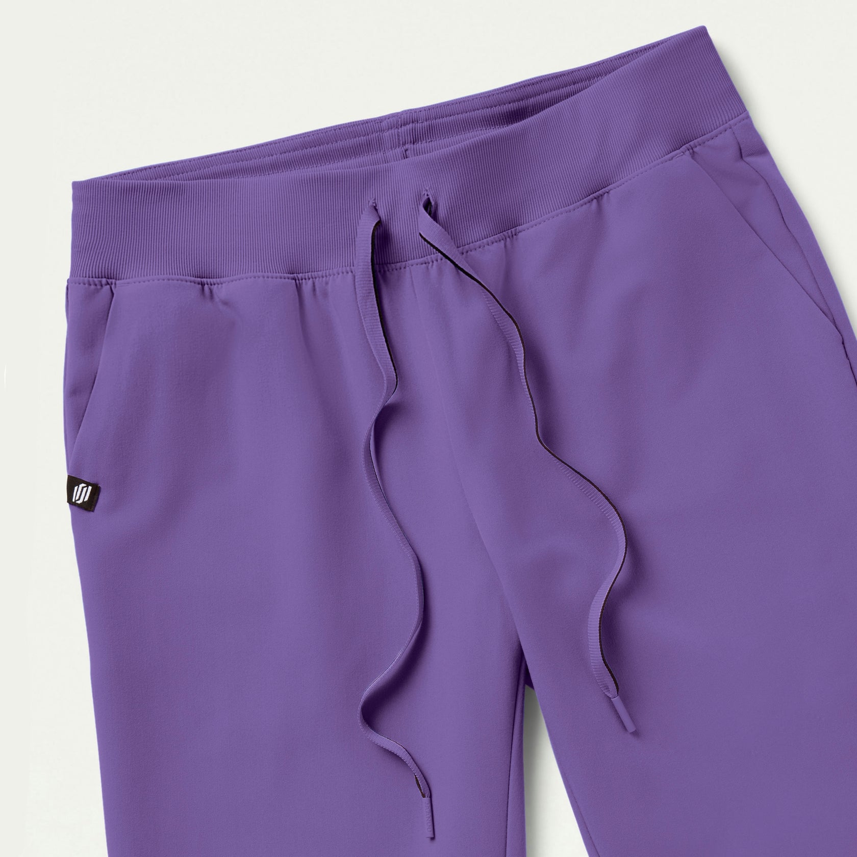 Xenos Essential Knit-Waist Scrub Pant - Violet - WOMEN'S PANTS - Jaanuu