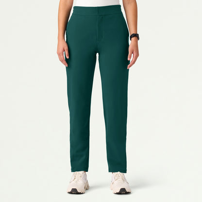 Skyler Slim Zip-Fly Scrub Pant - Midnight Green - WOMEN'S PANTS - Jaanuu