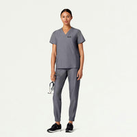 Magna 3-Pocket Scrub Top - Black