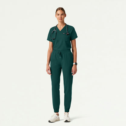 Neo Everyday Cargo Scrub Jogger - Midnight Green - WOMEN'S PANTS - Jaanuu