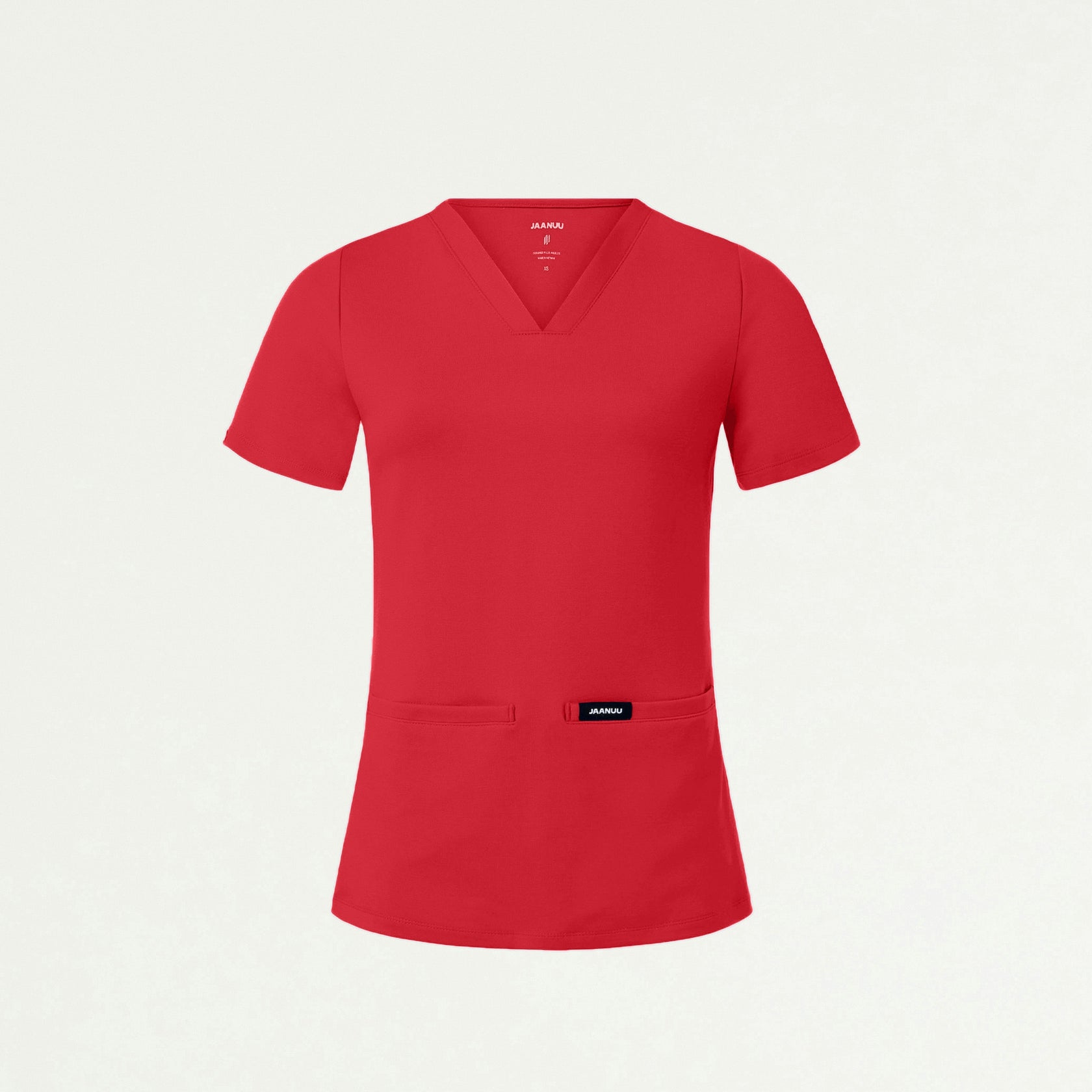 Cesi Slim ULTRAsoft Scrub Top - Brilliant Red - WOMEN'S TOPS - Jaanuu