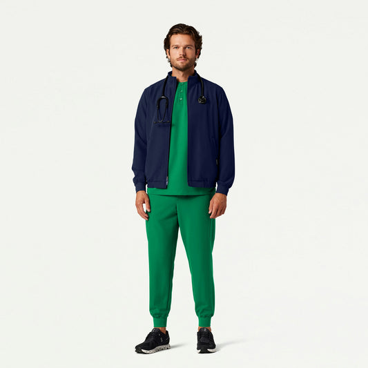 The Wilhelm Jacket Scrub Set - Emerald Green