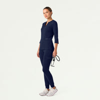 Abi 10-Pocket Skinny ULTRAsoft Scrub Jogger - Midnight Navy