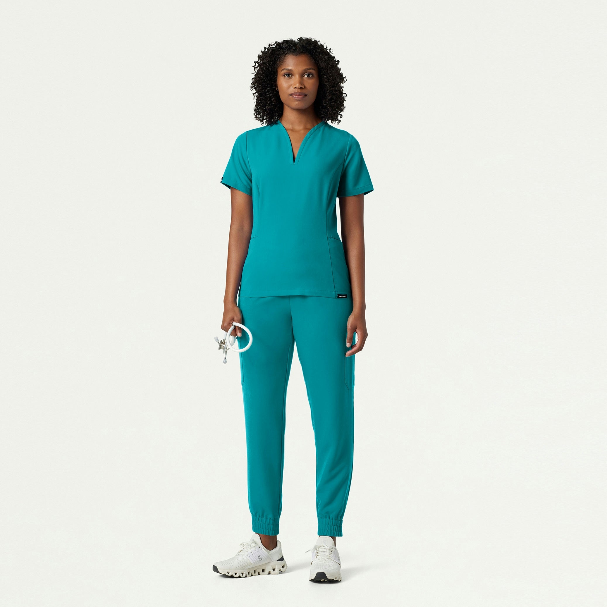 The Samari Essential Scrub Set - Heather Gray