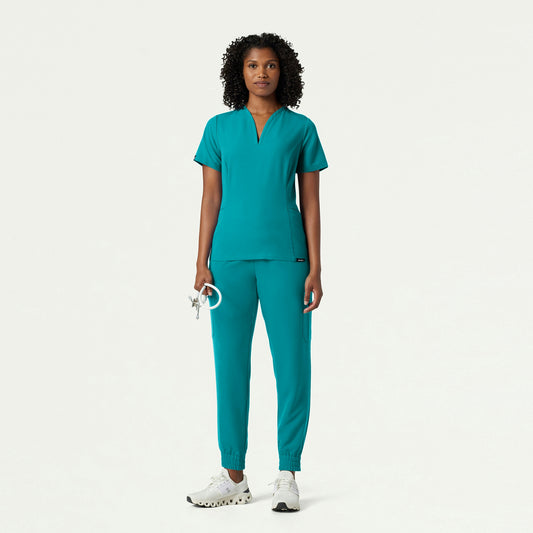 The Samari Essential Scrub Set - Heather Gray