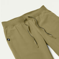 Xenos Essential Knit-Waist Scrub Pant - Ceramic Khaki