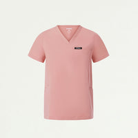 Magna 3-Pocket Scrub Top - Mauve