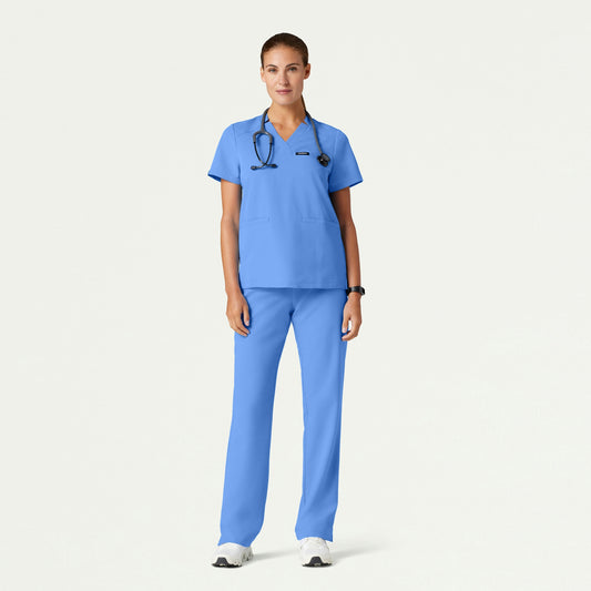 The Shea Essential Scrub Set - Ceil Blue