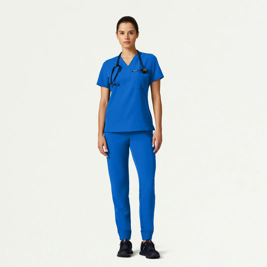 The Verda Essential Scrub Set - Royal Blue