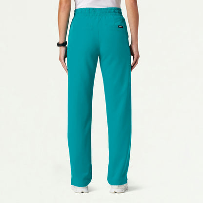 Kerr 365 High Waisted Scrub Pant - Aqua - WOMEN'S PANTS - Jaanuu