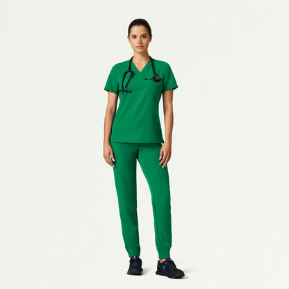 Jace Skinny On-the-Go Scrub Jogger - Emerald Green - WOMEN'S PANTS - Jaanuu