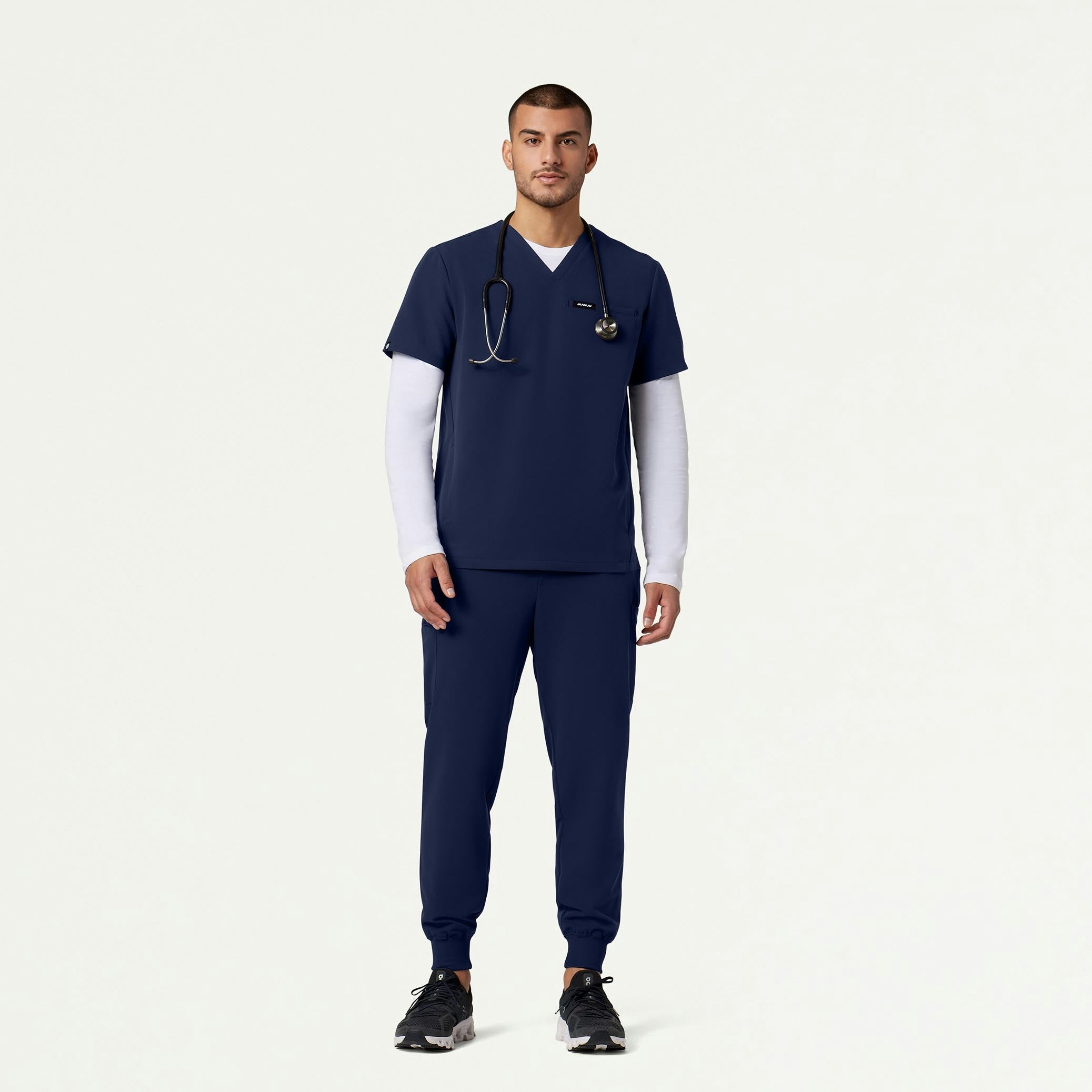 The Geiger Underscrub Set - Heather Gray