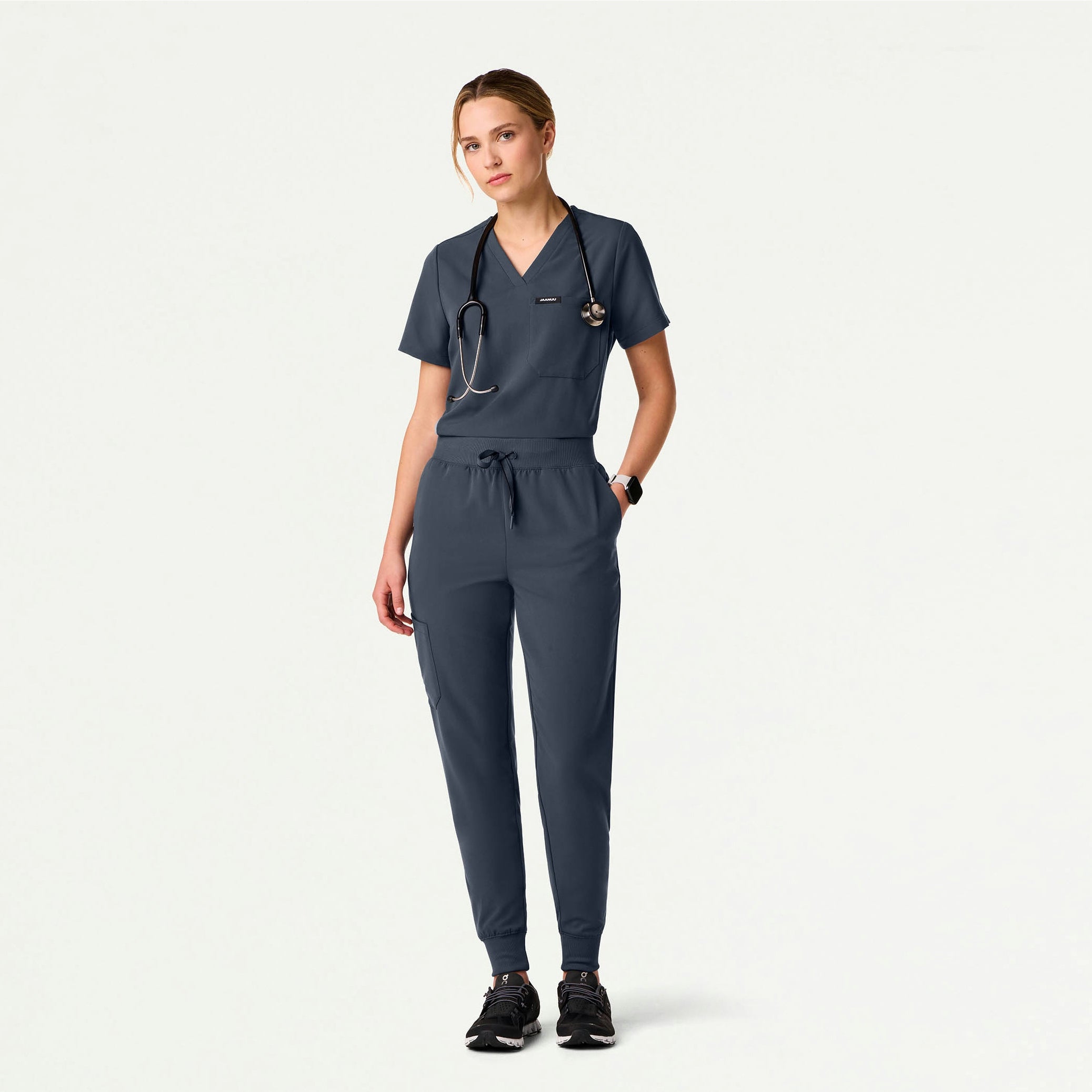 The Ripley Essential Scrub Set - Carbon Gray