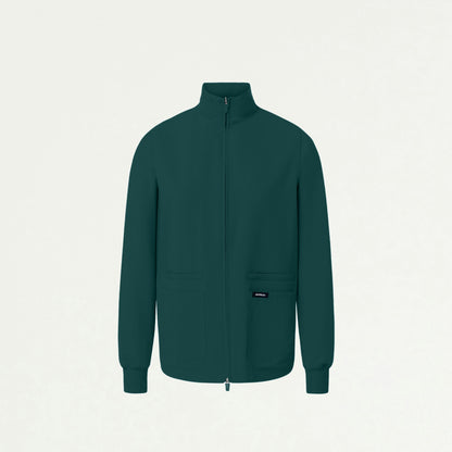 Ceri Essential 6-Pocket Scrub Jacket - Midnight Green - WOMEN'S JACKETS - Jaanuu