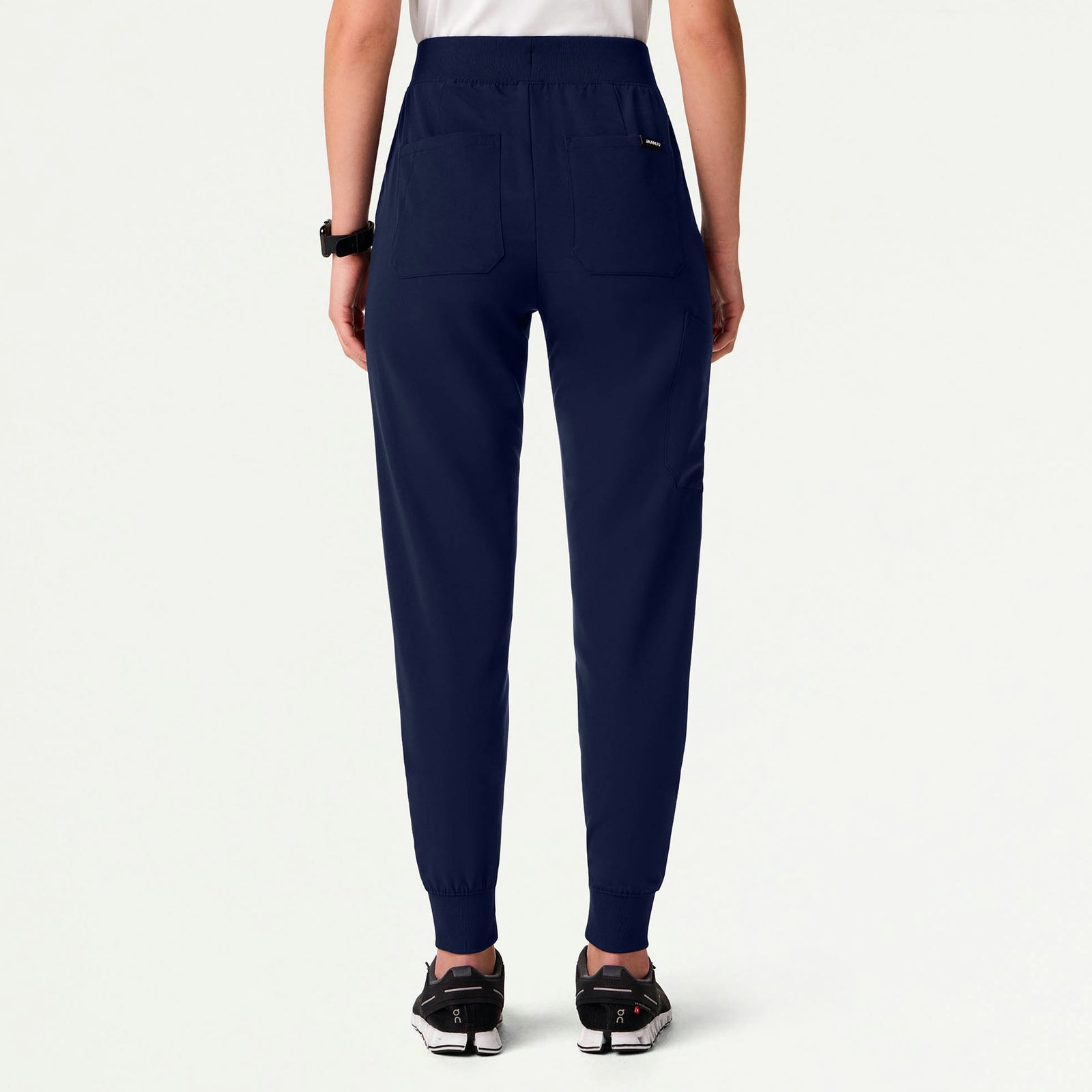 Silex Slim High Waisted Scrub Jogger - Midnight Navy