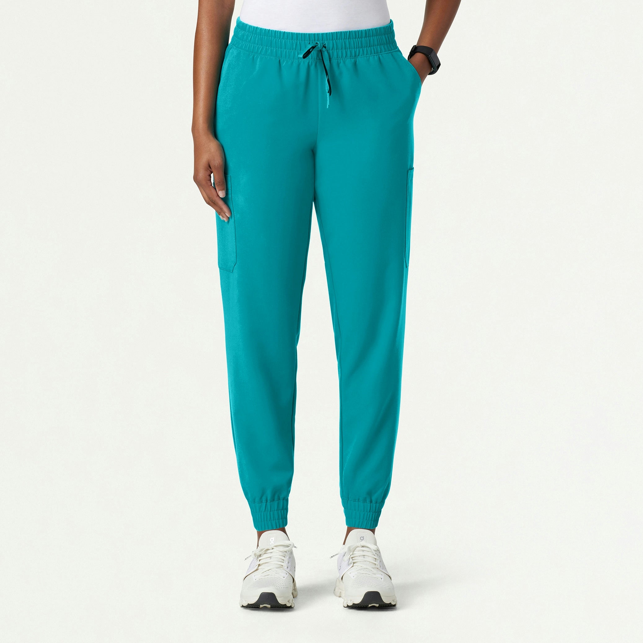 Neo Everyday Cargo Scrub Jogger - Aqua - WOMEN'S PANTS - Jaanuu