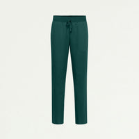 Xenos Essential Knit-Waist Scrub Pant - Midnight Green
