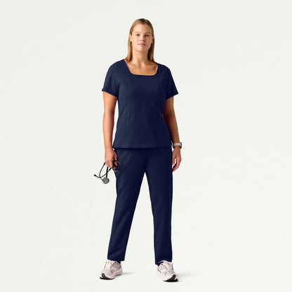 Skyler Slim Zip-Fly Scrub Pant - Midnight Navy - WOMEN'S PANTS - Jaanuu