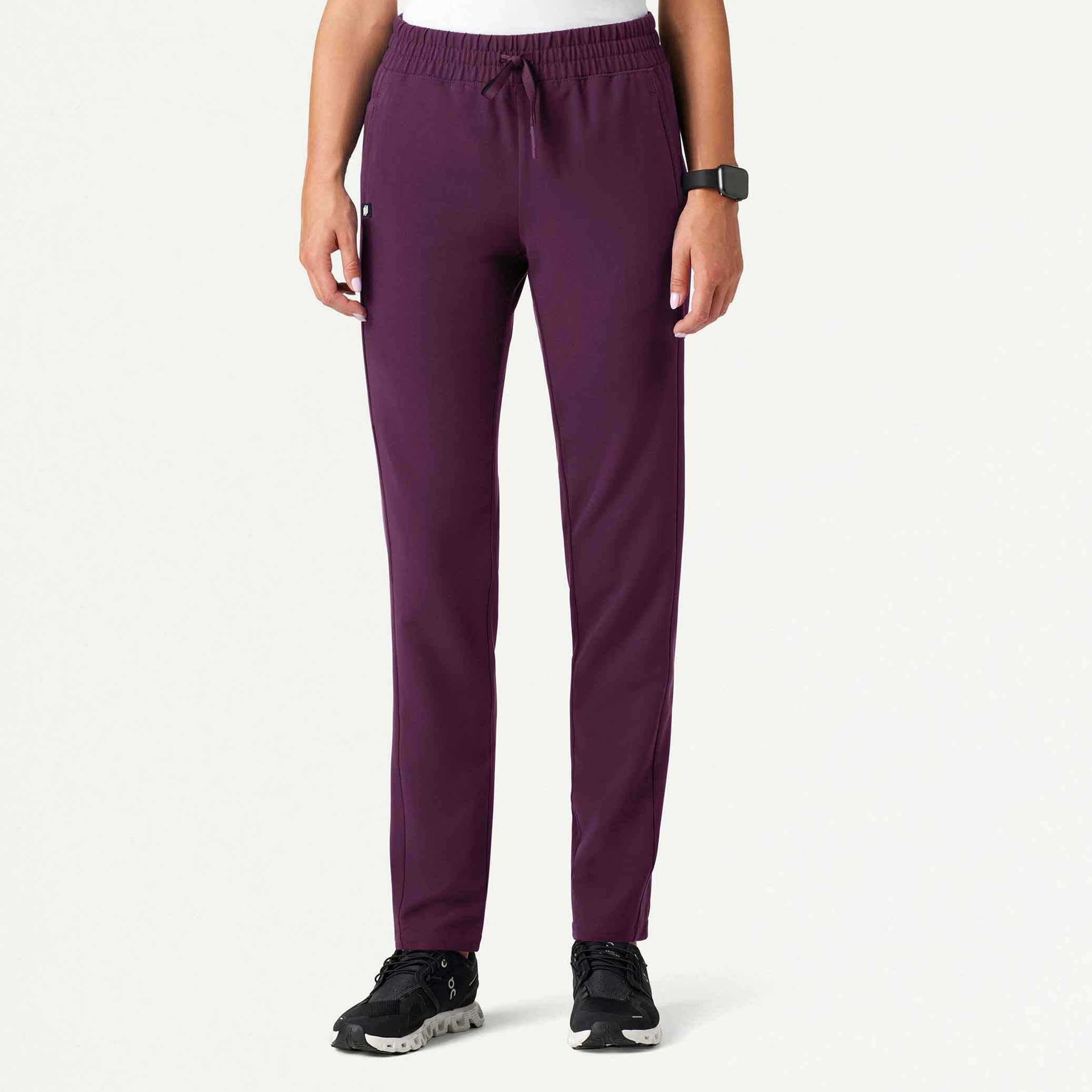 Effie Slim 6-Pocket Scrub Pant - Dark Amethyst - WOMEN'S PANTS - Jaanuu
