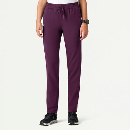 Effie Slim 6-Pocket Scrub Pant - Dark Amethyst - WOMEN'S PANTS - Jaanuu