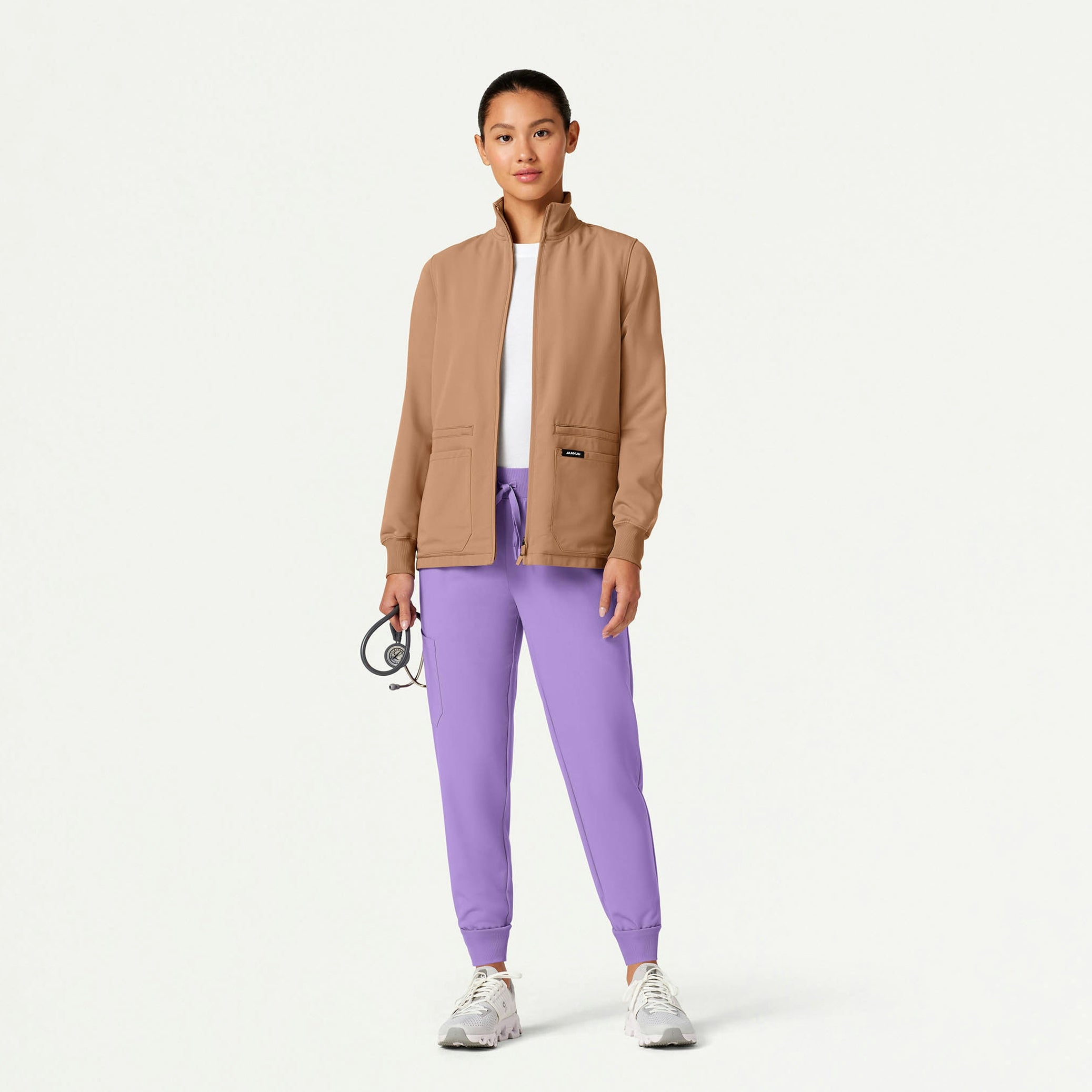 The Mendel Layered Scrub Set - Heather Gray