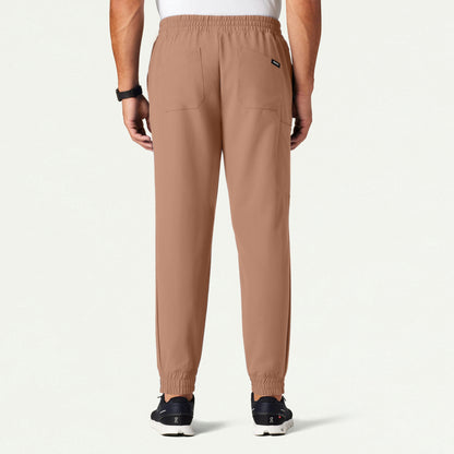 Cobot 8-Pocket Scrub Jogger - Clay - MEN'S PANTS - Jaanuu