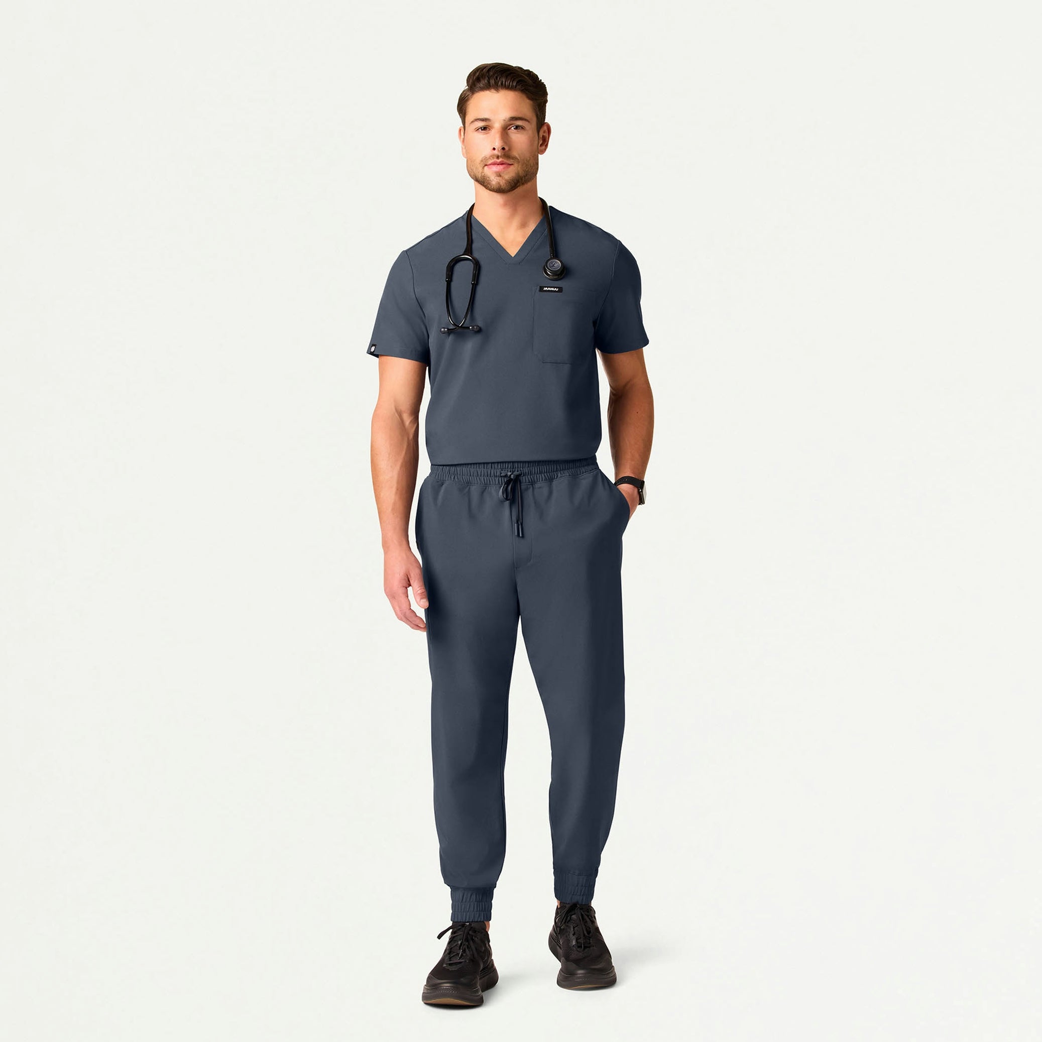 Powell ULTRAlite™ Scrub Jogger - Carbon Gray - MEN'S PANTS - Jaanuu