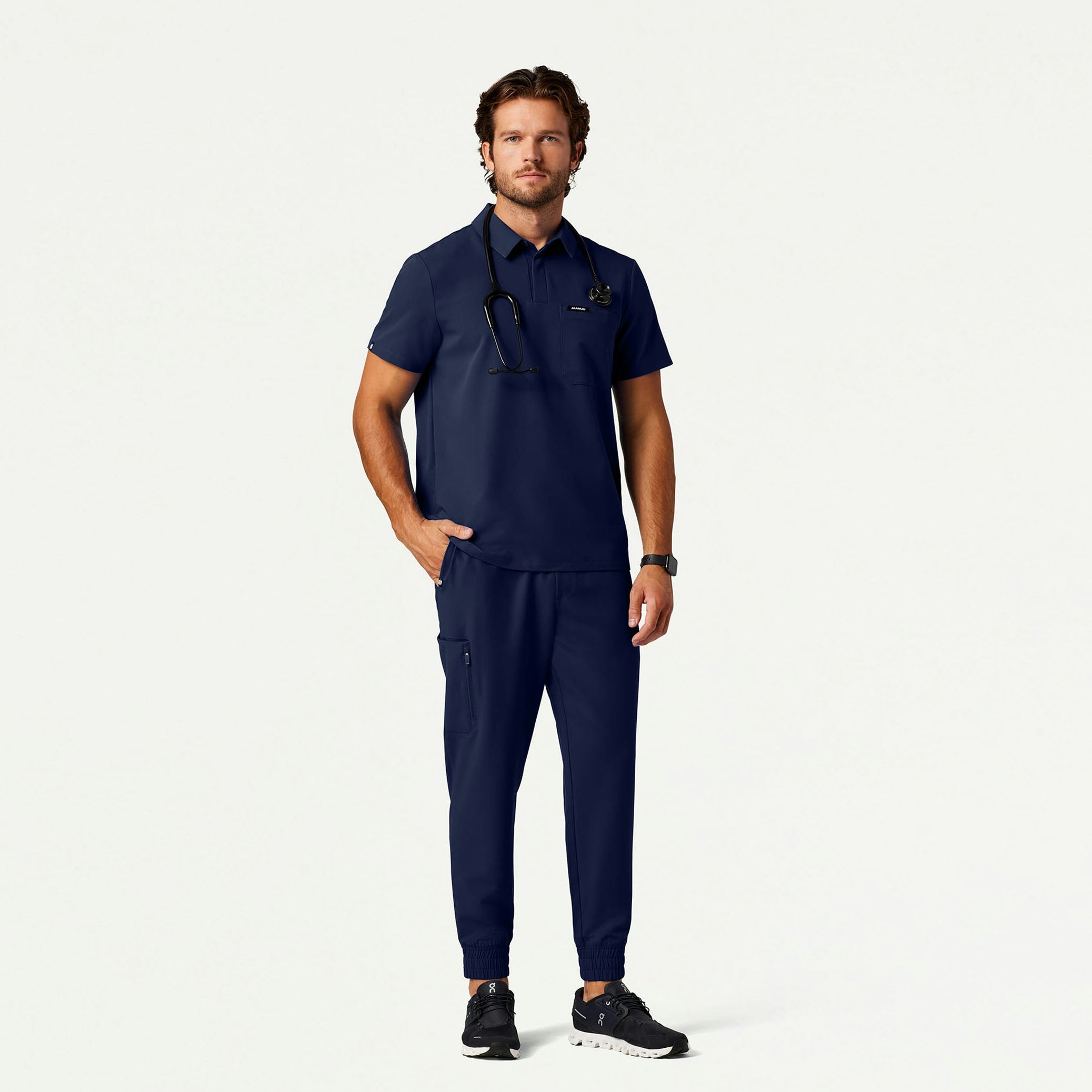 The Bentham Essential Scrub Set - Midnight Navy