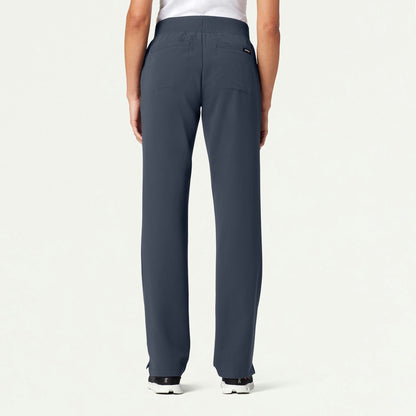 The Ava Fleece Scrub Set - Carbon Gray