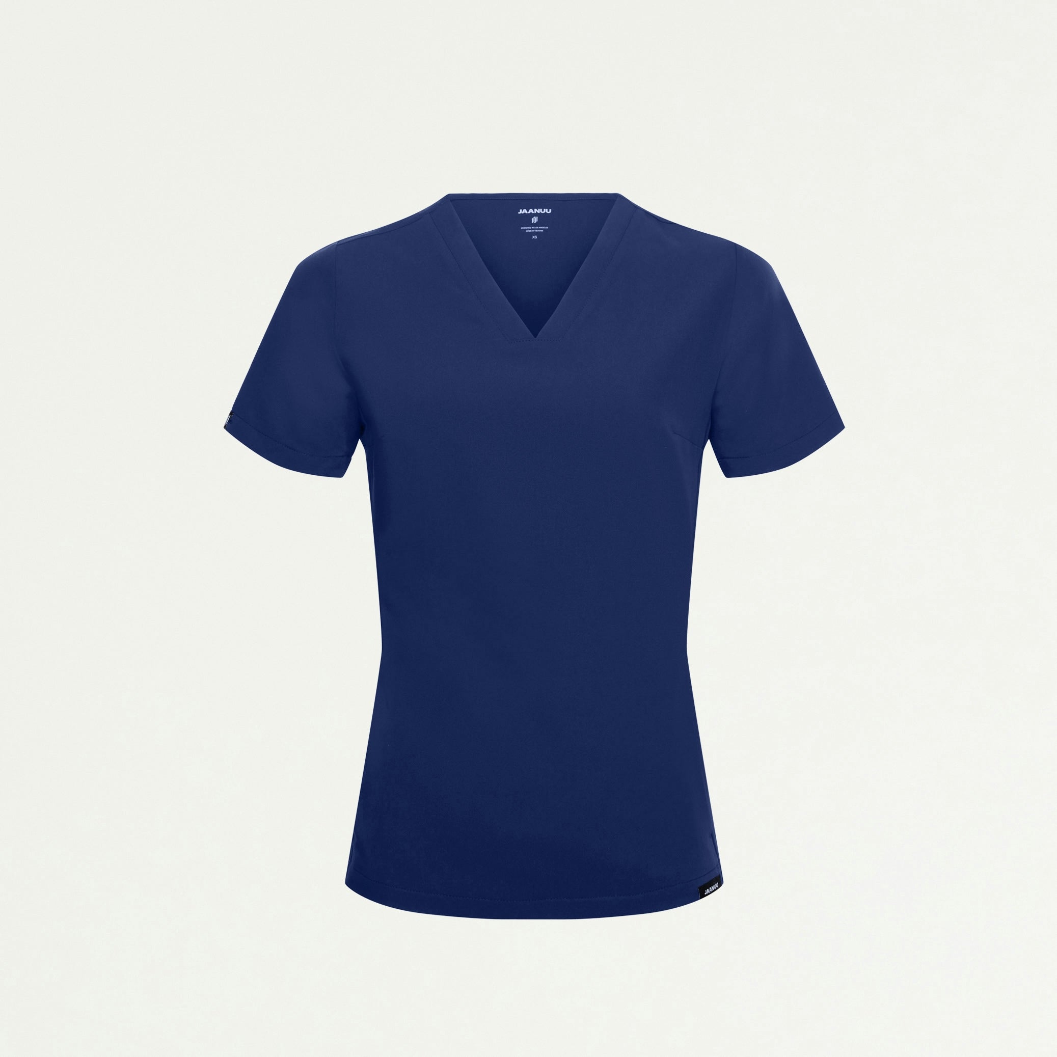 Carte Slim 2-Pocket Scrub Top - Navy Blue - WOMEN'S TOPS - Jaanuu