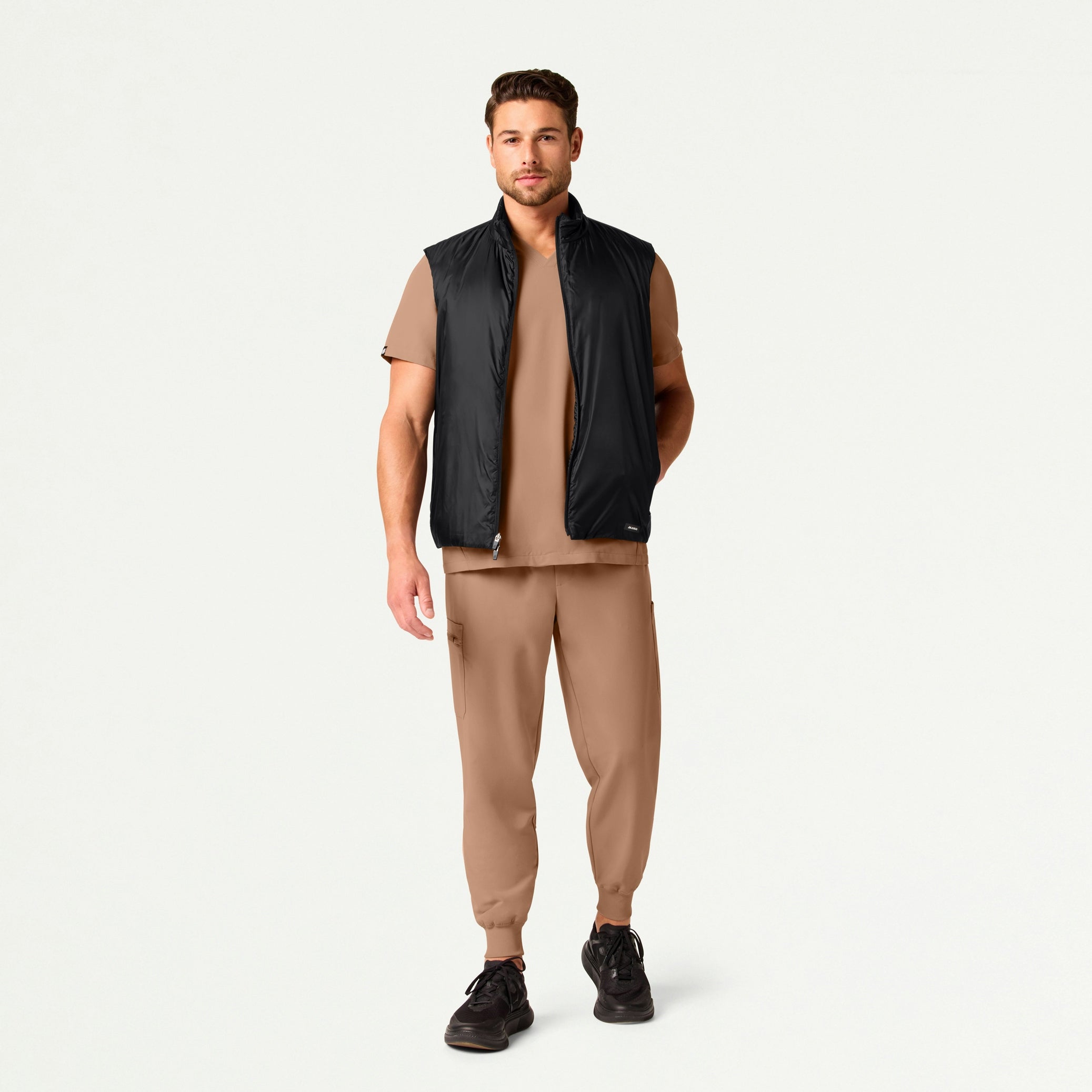 The Geiger Vest Scrub Set - Clay