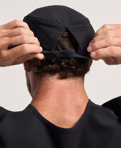 Jaanuu Classic Scrub Cap in Black, product photo 3 of 6