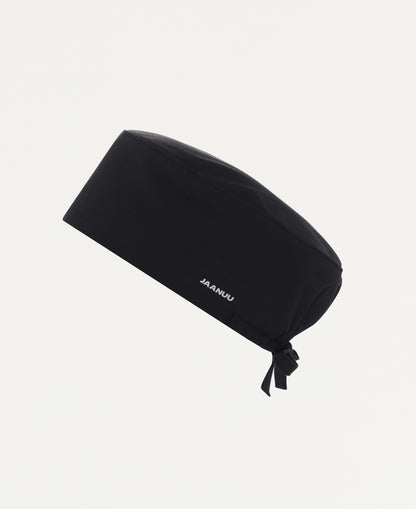 Jaanuu Classic Scrub Cap in Black, product photo 6 of 6
