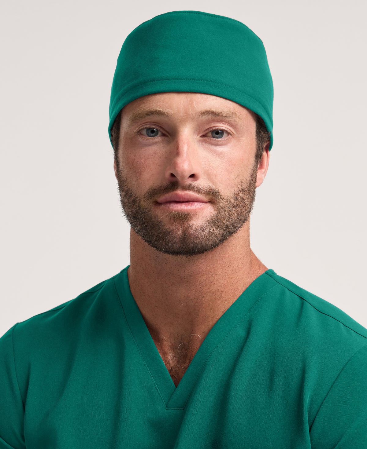 Jaanuu Classic Scrub Cap in Hunter Green, product photo 3 of 6