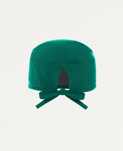 Jaanuu Classic Scrub Cap in Hunter Green, product photo 6 of 6