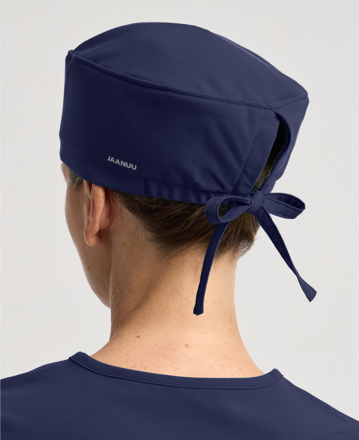 Jaanuu Classic Scrub Cap in Midnight Navy, product photo 4 of 6