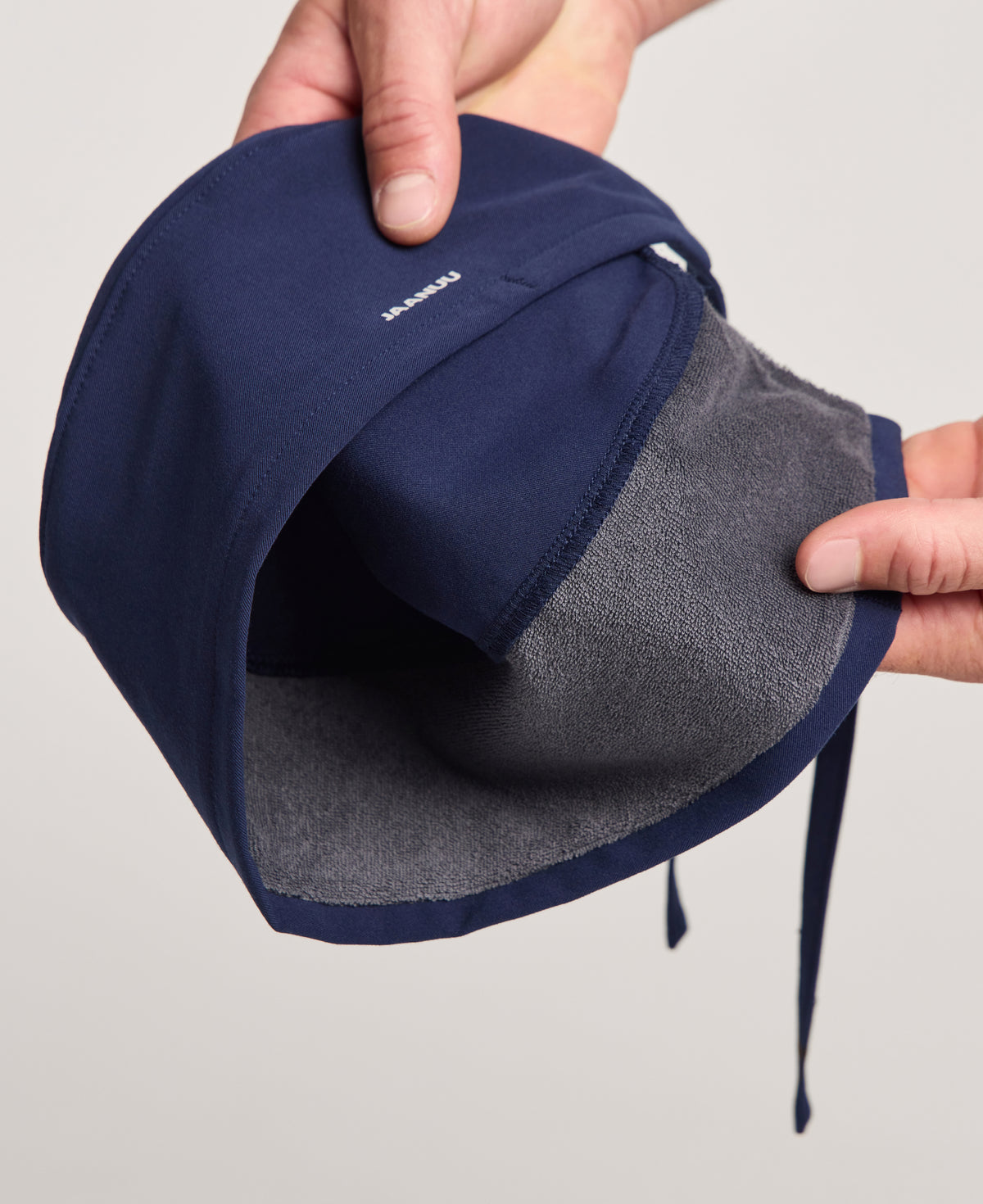 Jaanuu Classic Scrub Cap in Midnight Navy, product photo 5 of 6