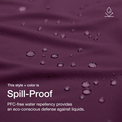 Xenos Essential Knit-Waist Scrub Pant - Deep Eggplant